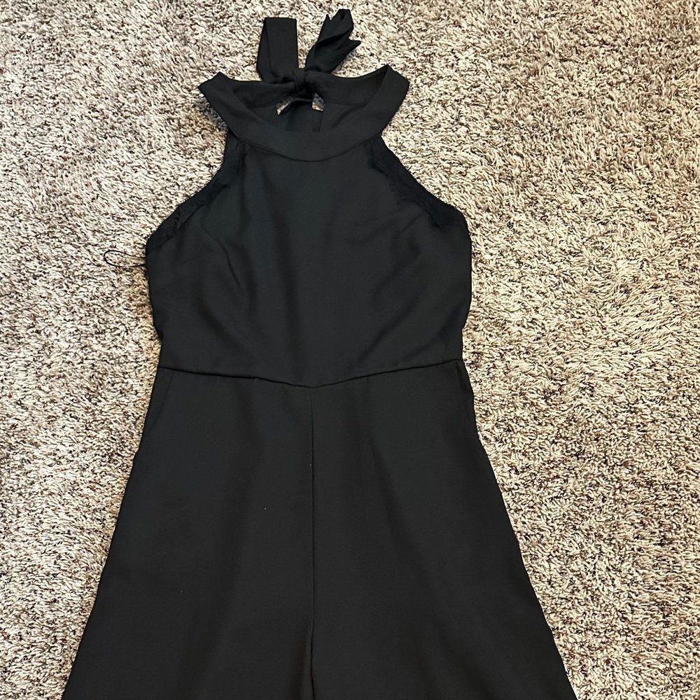 Black Jumpsuit Halter Size Small